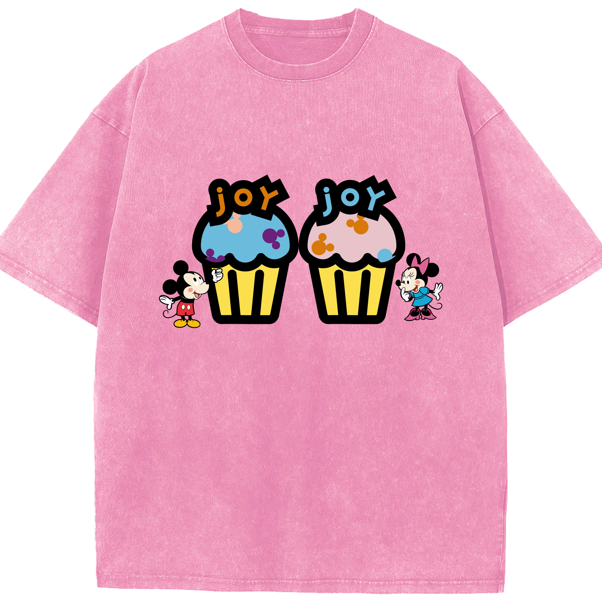 （画像用） ミッキーマウス Mickey Mouse 綿100% ヴィンテージ風 半袖Tシャツ（フロントプリント）